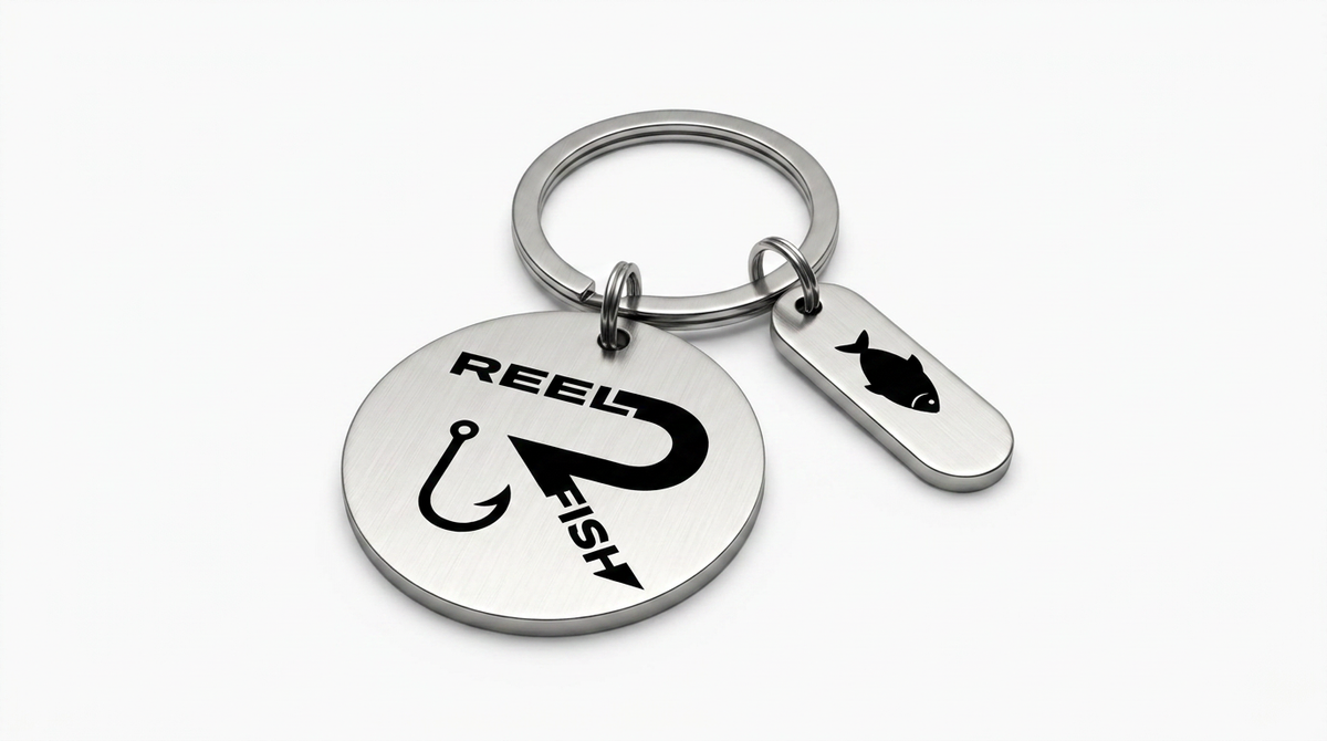 REELFISH Stainless Steel Keychain