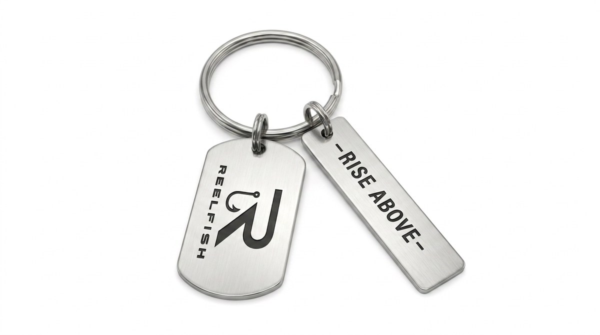 REELFISH Stainless Steel Keychain