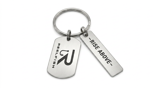 REELFISH Stainless Steel Keychain