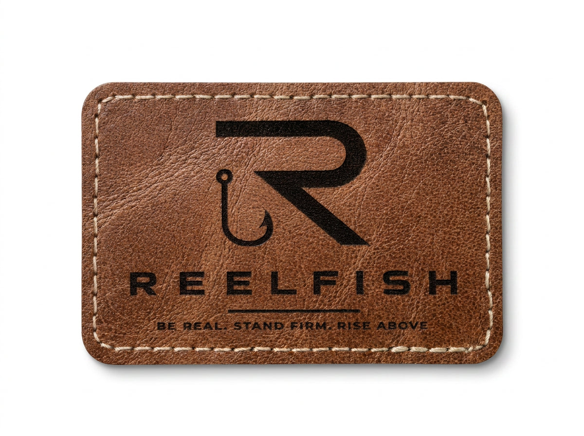 REELFISH Adhesive Leather Patch